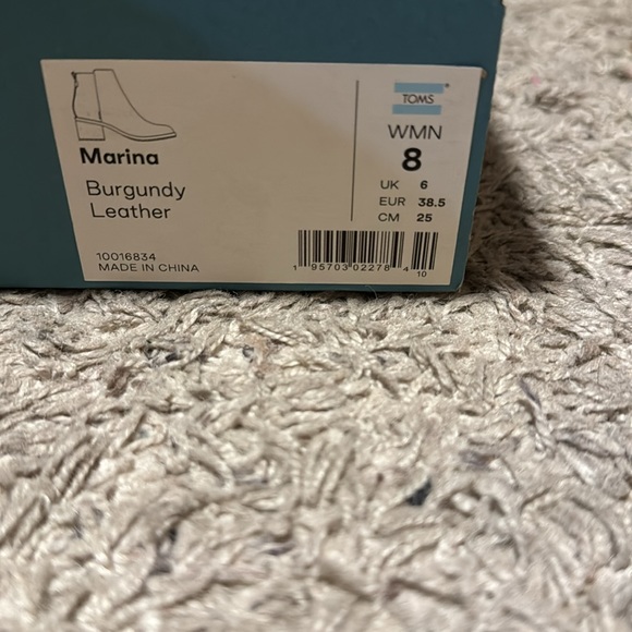 NWT TOMS Marina Boots - Picture 3 of 7